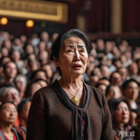 刘敏涛中戏典礼泪洒现场