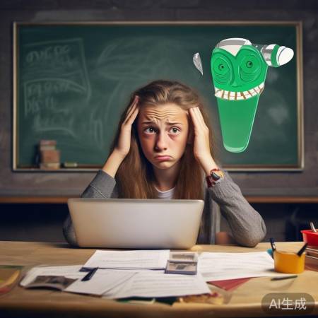 AI惩罚写作业中学生