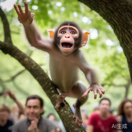 男子抓猕猴宝宝回家养？遭拦后竟发生这样一幕...