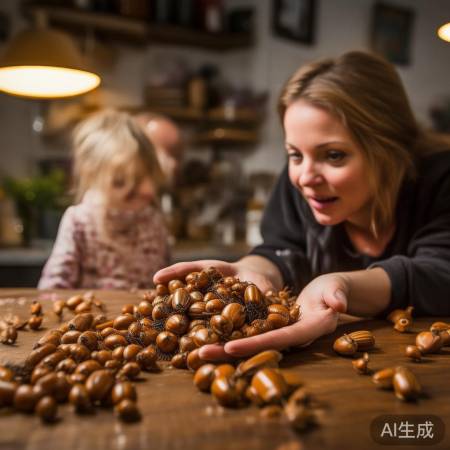 爸爸称板栗虫高蛋白，竟然哄女儿生吃？揭秘背后的真相！