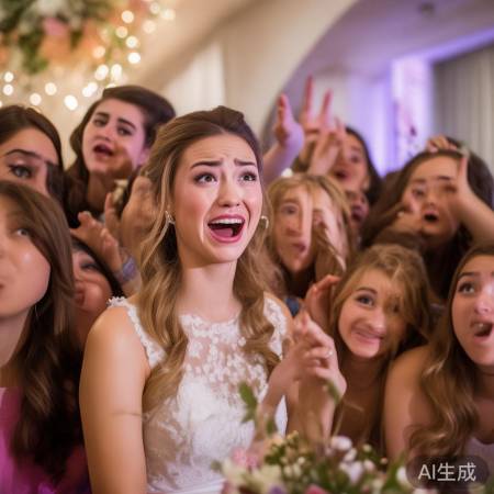 婚礼上追星女孩感动见证