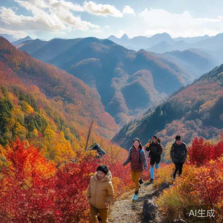 秦岭秋色,美景不贵
