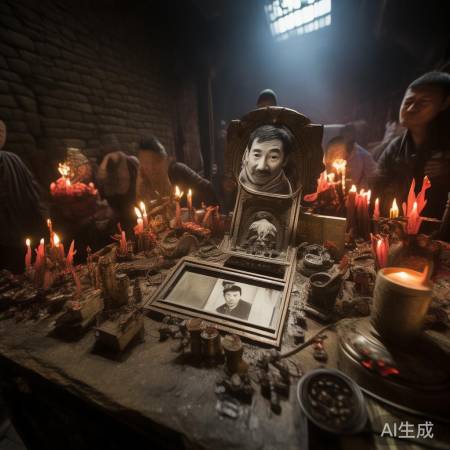 “高秀敏照片惊现祭祀用品”