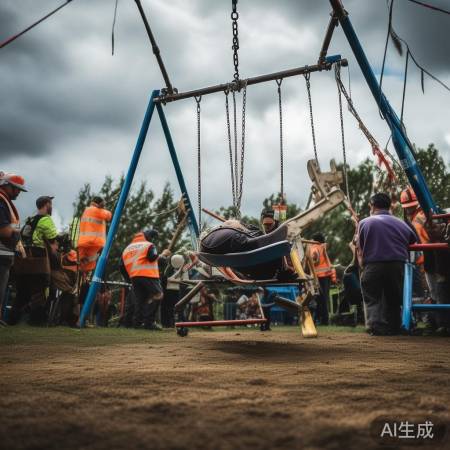游客大摆荡惊魂坠亡，2人被移送司法！真相曝光